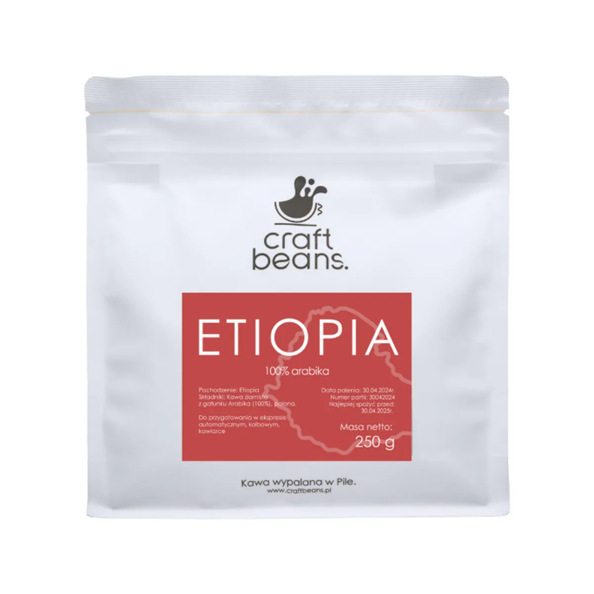 Kawa ziarnista Etiopia