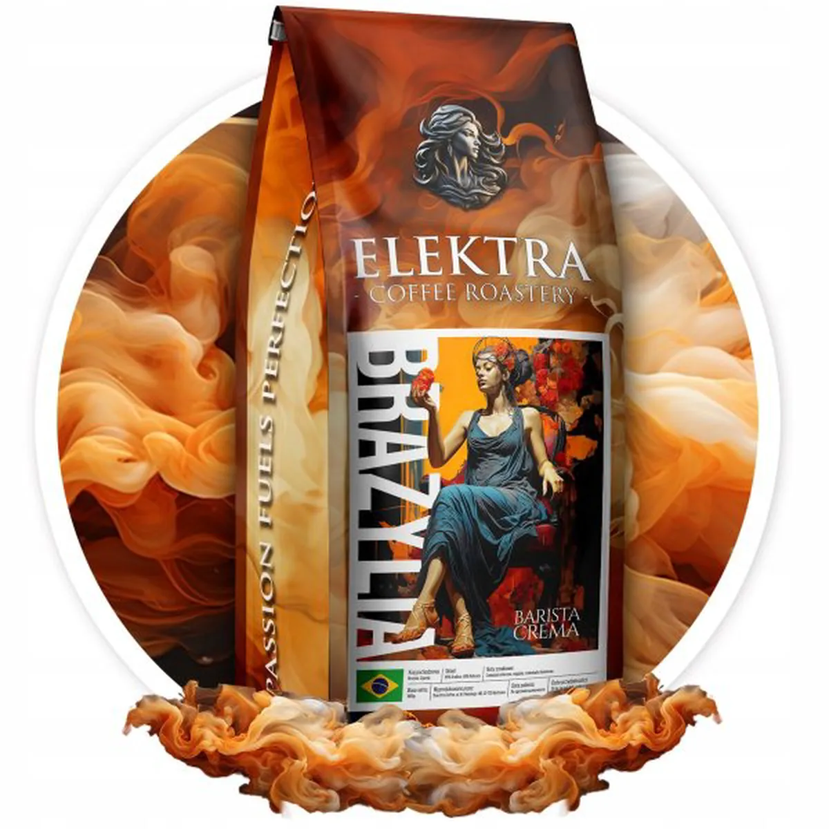 Kawa Brazylia Barista Crema - ELEKTRA Line 1kg