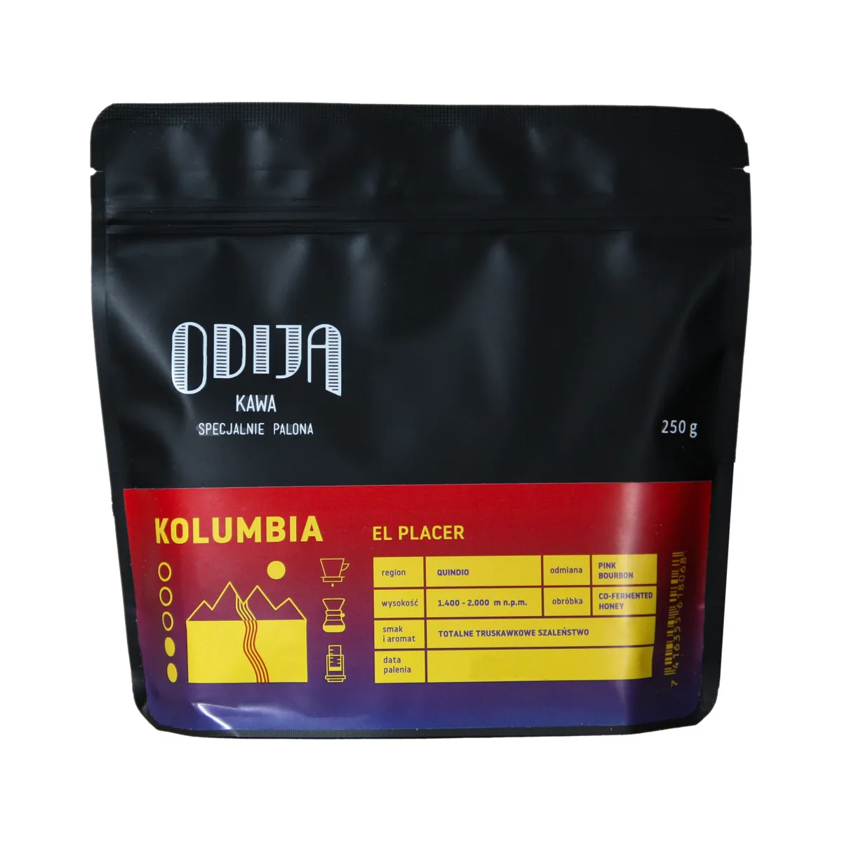 kawa ODIJA Kolumbia el Placer, co-ferment