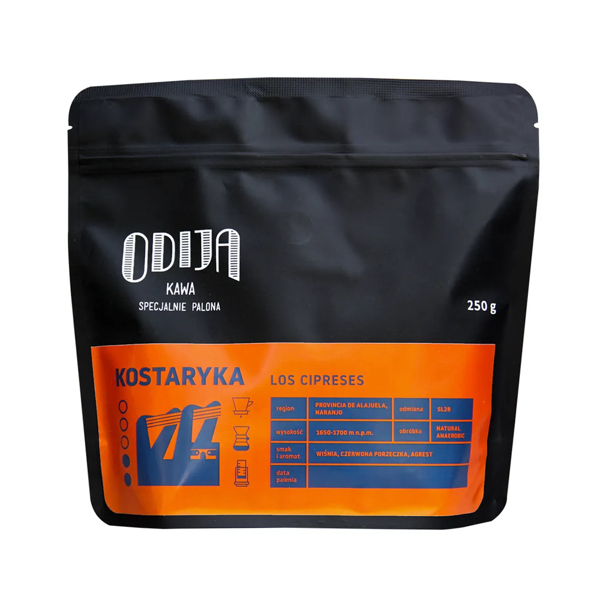 kawa ODIJA Kostaryka los Cipreses