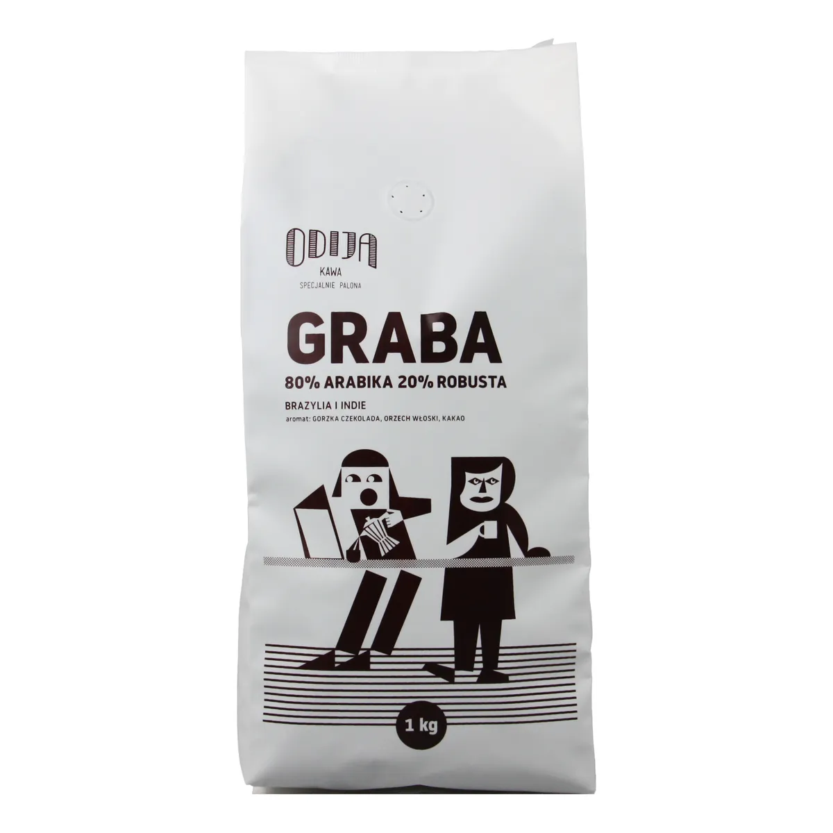 kawa ODIJA GRABA 80% Arabika ziarno 1kg