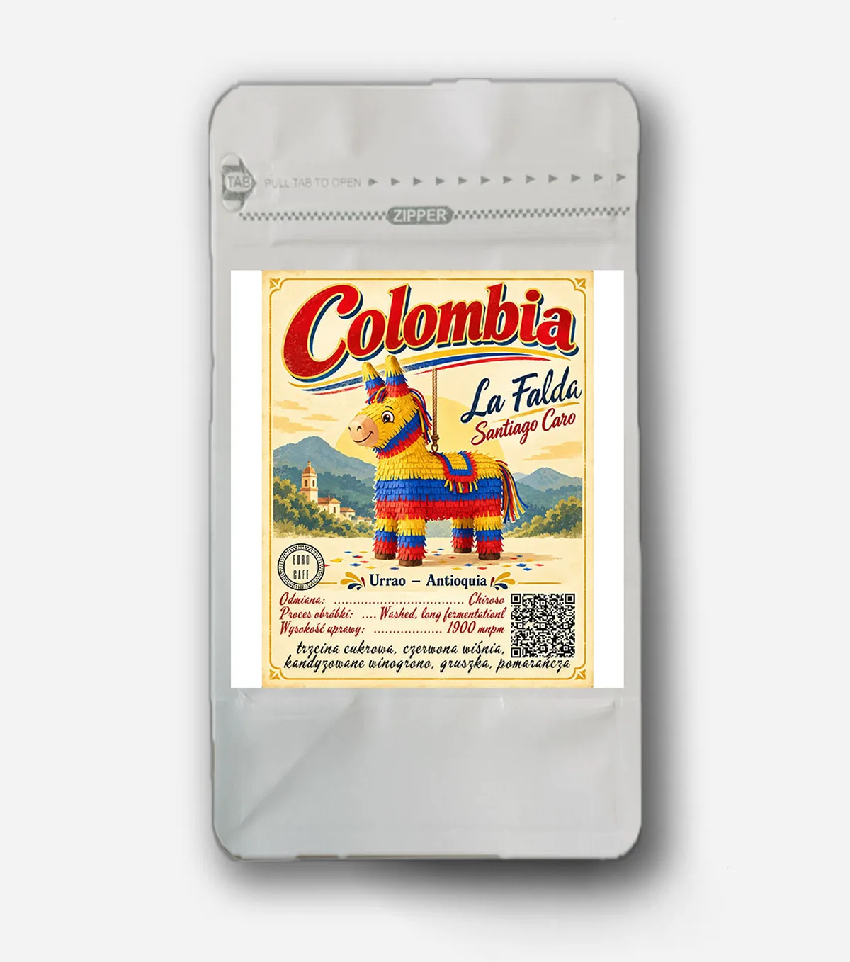 Colombia Urrao Finca La Falda Santiago Caro Chiroso long fermentation