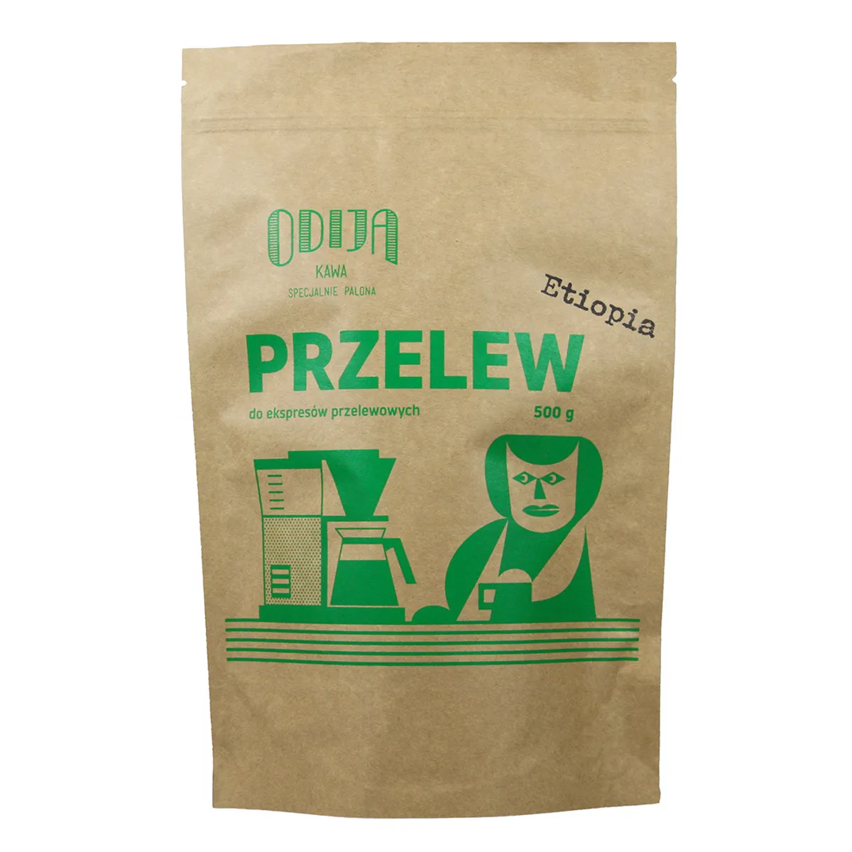 kawa ODIJA Etiopia Sidamo gr.2, 500g ziar PRZELEW