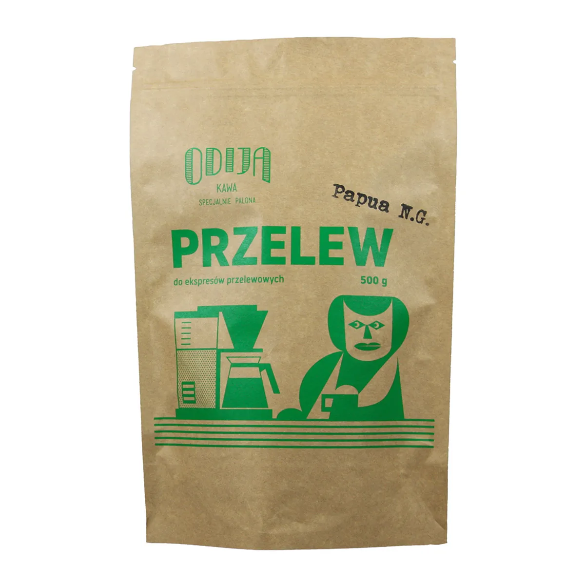 kawa ODIJA Papua Nowa Gwinea,ziarno,500g PRZELEW