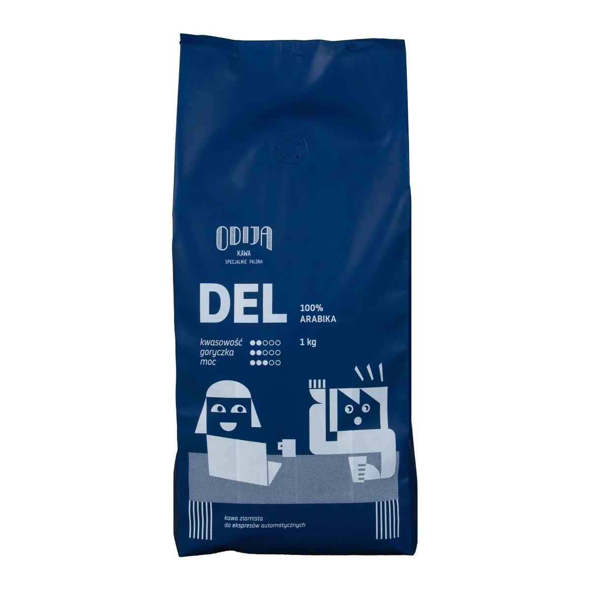 kawa ODIJA do biura „delete”, ziarno, 1 kg