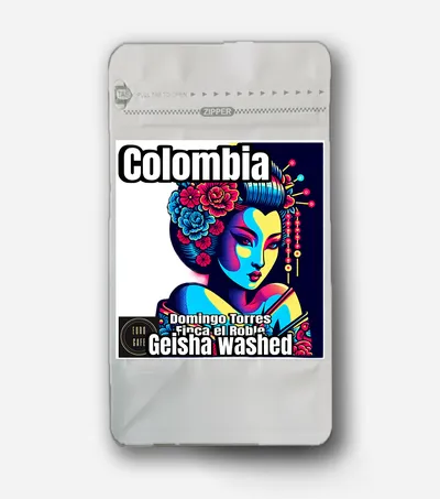 Colombia Finca El Roble Domingo Torres Geisha washed