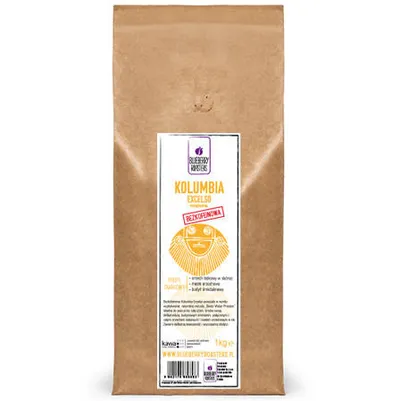 Decaffeinated bean coffee Colombia Excelso