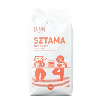 kawa ODIJA SZTAMA 100% Arabika, ziarno 1 kg