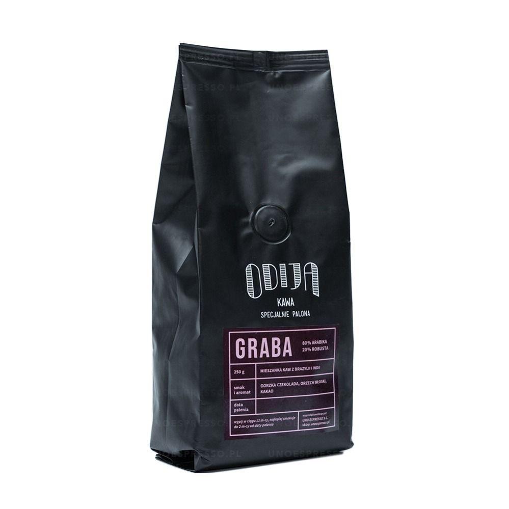 kawa ODIJA GRABA 80% Arabika ziarno 250g