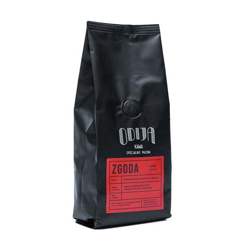 kawa ODIJA ZGODA 100% Arabika. ziarno, 250g